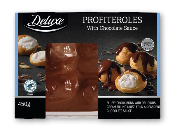 DELUXE Dessertspecialitet eller profiteroles