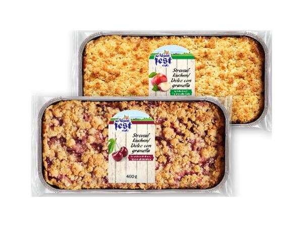 Pastry with Shortcrust Crumble and Filling