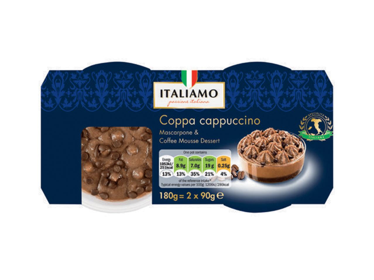 ITALIAMO Mascarpone & Coffee/ Chocolate & Mousse Dessert