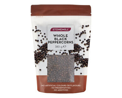 Himalayan Pink Rock Salt 1kg or Whole Black Peppercorns 380g
