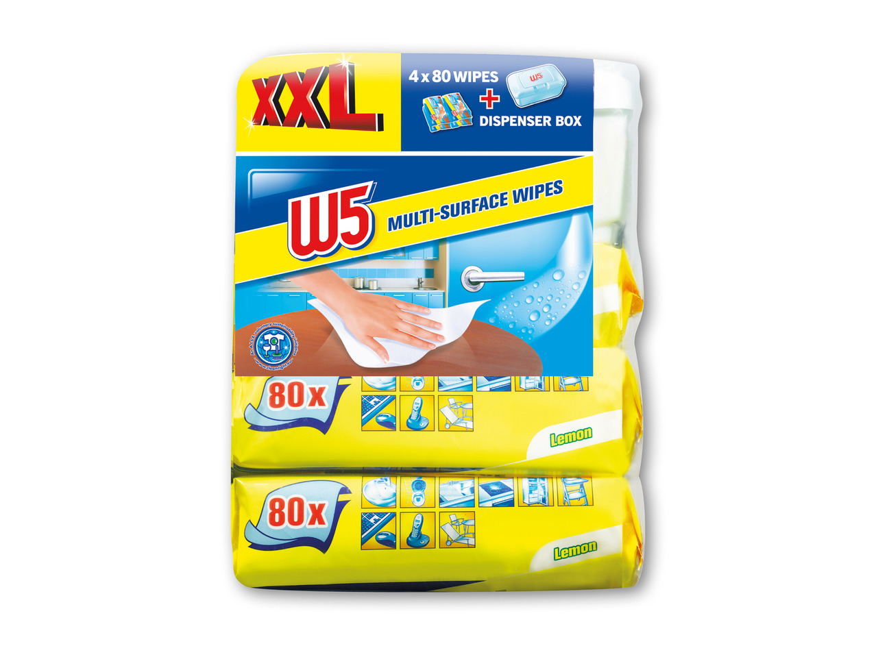 W5 Fugtige universalklude