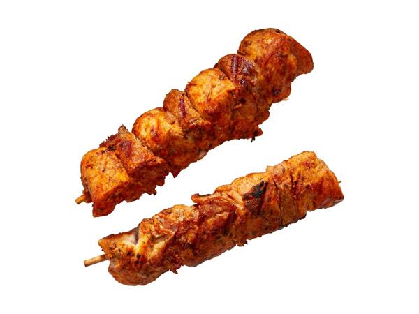 Brochettes de blanc de poulet