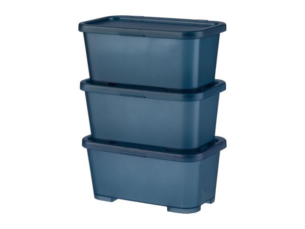 W5 Blue Storage Box Set - 3 Piece Set