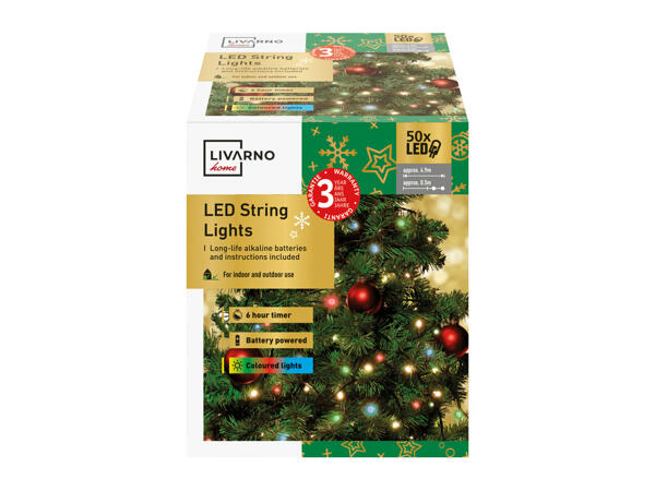 Livarno Home 50 LED Battery Lights