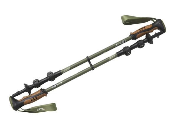 CRIVIT Aluminium Walking Poles With Cork Grip