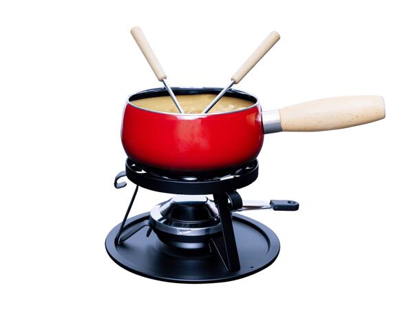 Set pour fondue au fromage Nouvel "Bombata Rouge", 5 pièces
