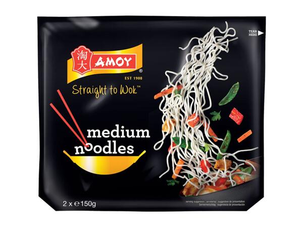 Amoy Straight to Wok Medium Noodles