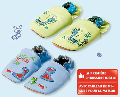 Chaussons en cuir pour bébés/petits enfants IMPIDIMPI