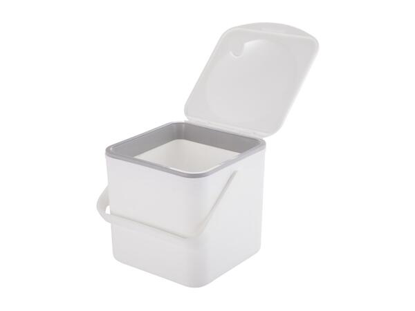 Minky 3.5L White Food Caddy