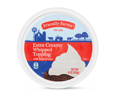 Friendly Farms or Fit & Active Whipped Topping