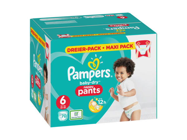 Couches Pampers Baby-dry pants taille 6