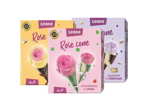 Rose Ice Cream Cones