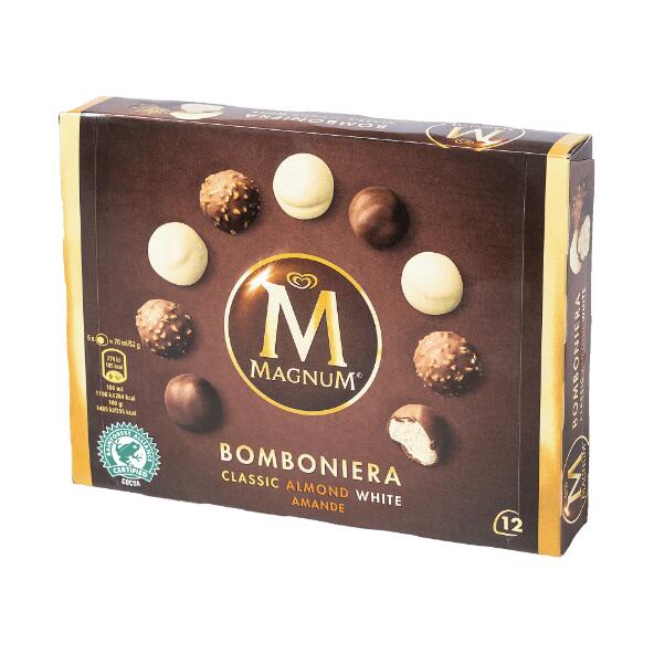 MAGNUM(R) 				IJspralines Bomboniera, 12 st.