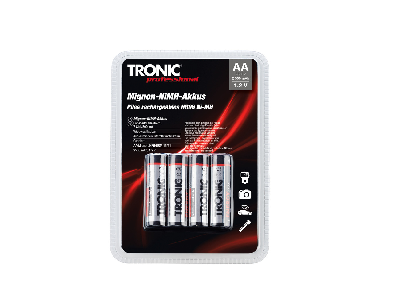 TRONIC(R) Genopladeligt batteri