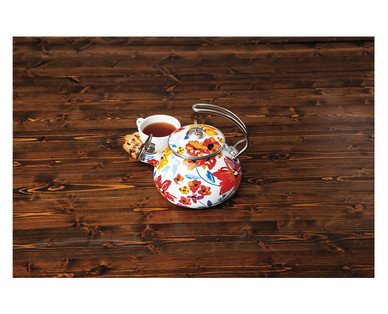 Crofton 2.3 Qt. Porcelain Teakettle