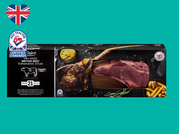 Deluxe Dry-Aged British Beef Tomahawk Steak