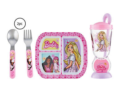 Licensed Children's Cutlery Set 2pc, Divided Plate or Spin Tumbler