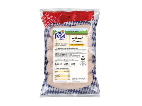 Traditional Bavarian White Sausages with Mustard