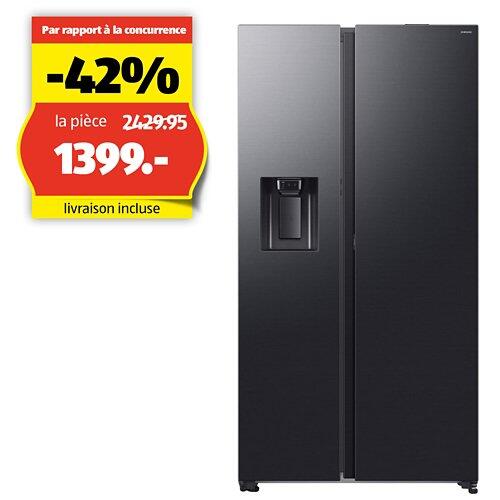SAMSUNG Réfrigérateur américain RS5000 FC, 640 litres, WiFi