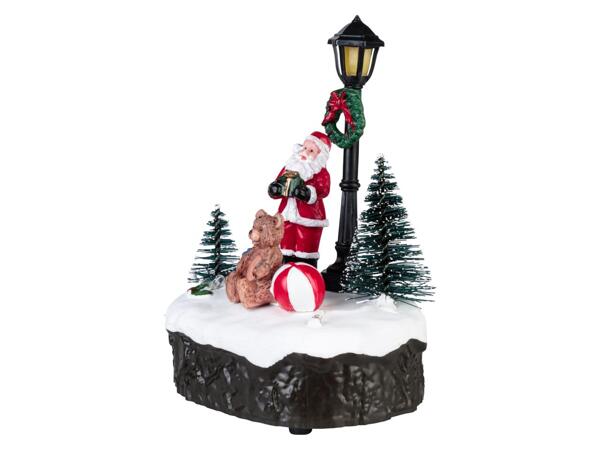 Small christmas scene with LEDs