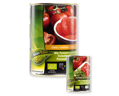 Tomates bio pelées NATURE ACTIVE BIO