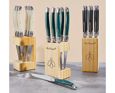 Lou Laguiole Steak Knife Block Set