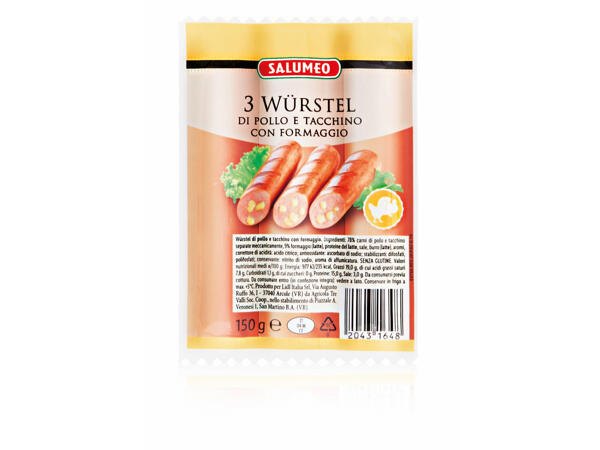 Sausages with Cheese