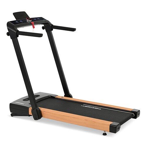 CHRISTOPEIT Laufband 2 in 1 Holzoptik