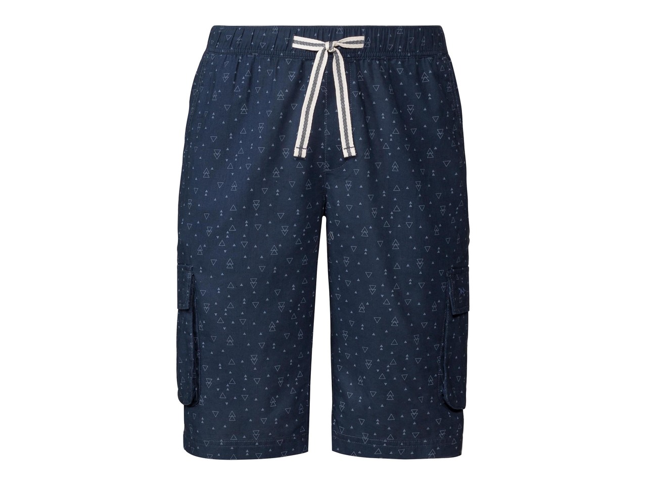 Men's Linen-Blend Bermuda Shorts