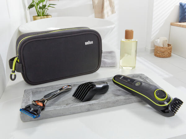 Coffret cadeau avec tondeuse à barbe