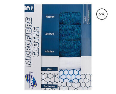 Monochrome Cleaning Cloths 5pk