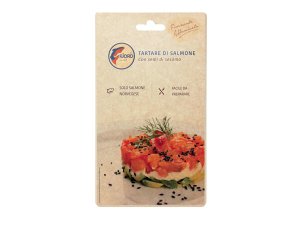 Salmon Tartare with Sesame Seeds