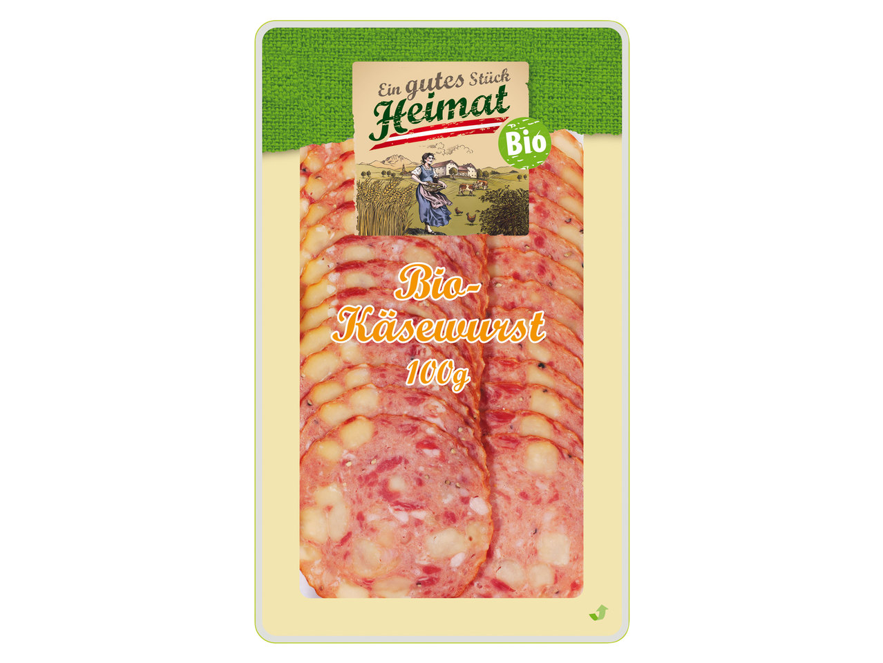 EIN GUTES STÜCK HEIMAT BIO Bio-Wurst geschnitten