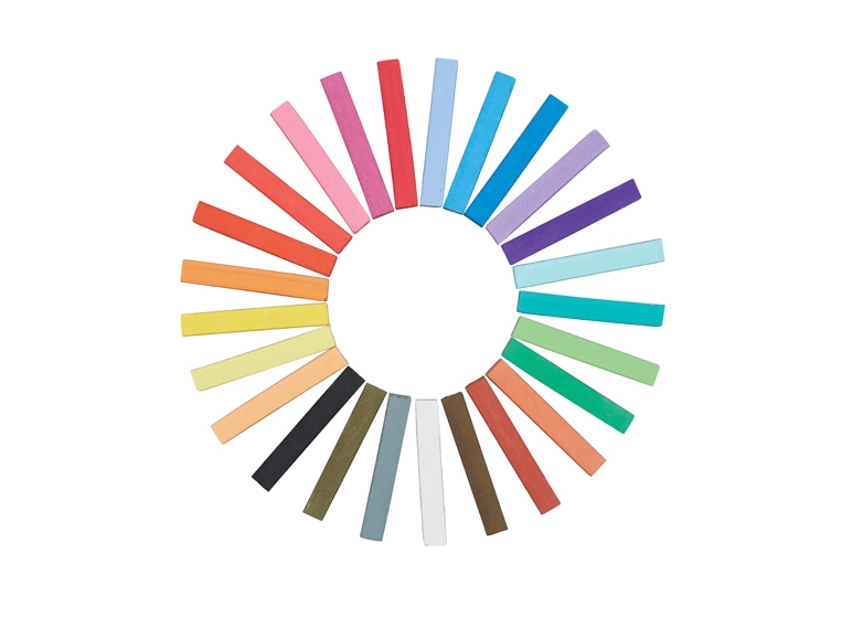 Set of Colours or Chalks