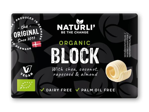 NATURLI‘ Økologisk smørbar eller vegansk blok