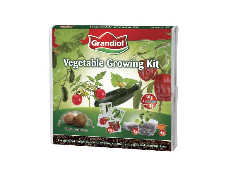GRANDIOL Flower, Vegetable or Herb Growing Kit