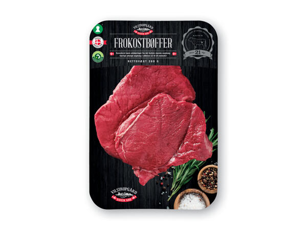 Ribeye steak, højrebsbøf, frokost- eller minutbøffer