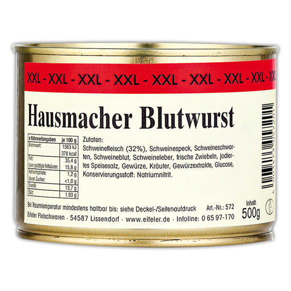 XXL Hausmacher Wurst Spezialität