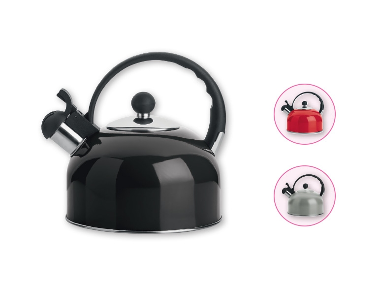 ERNESTO(R) 2L Stainless Steel Whistling Kettle
