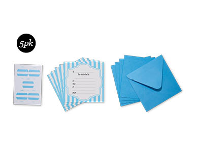 Party Accessories - Invitations 5pk