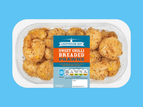 Lighthouse Bay Sweet Chilli Breaded Prawns - Lidl - Great Britain ...