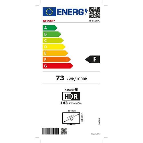 SHARP 55" (139 cm ) QLED Google TV ™