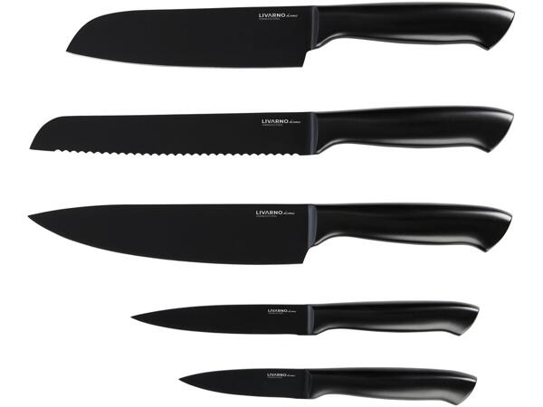 Knife block, 6 pieces