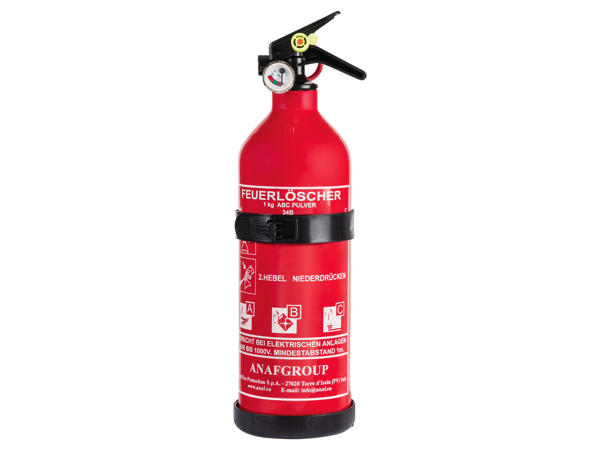 PRÁŠKOVÝ HASICÍ PŘÍSTROJ 1 kg