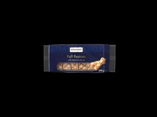 Puff Pastries with Apricot Glaze