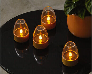 Solar Tealight Candle 4pk