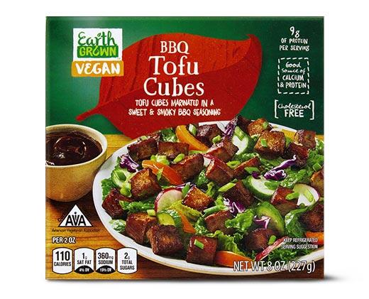 Earth Grown 
 Tofu Cubes BBQ or Sesame Ginger