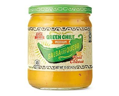 Casa Mamita 
 Green Chile Salsa Con Queso or Chipotle Salsa Con Queso