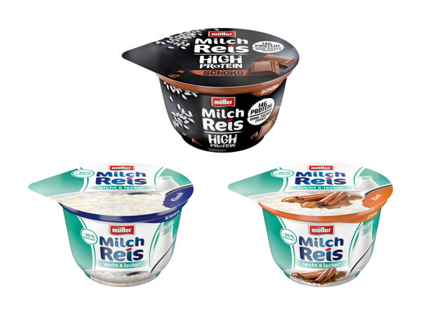 Riz au lait Müller light/ protéiné