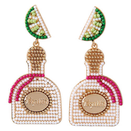 Tequila Bottle Shaped Earrings